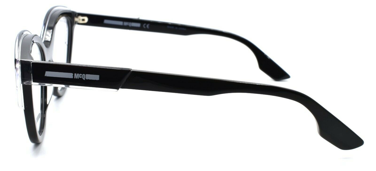 3-McQ Alexander McQueen MQ0026O 001 Women's Eyeglasses 53-16-140 Black / Clear-889652010755-IKSpecs