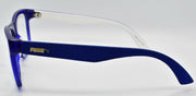 3-PUMA PU0044O 004 Unisex Eyeglasses Frames 54-17-140 Blue w/ Suede-889652015316-IKSpecs
