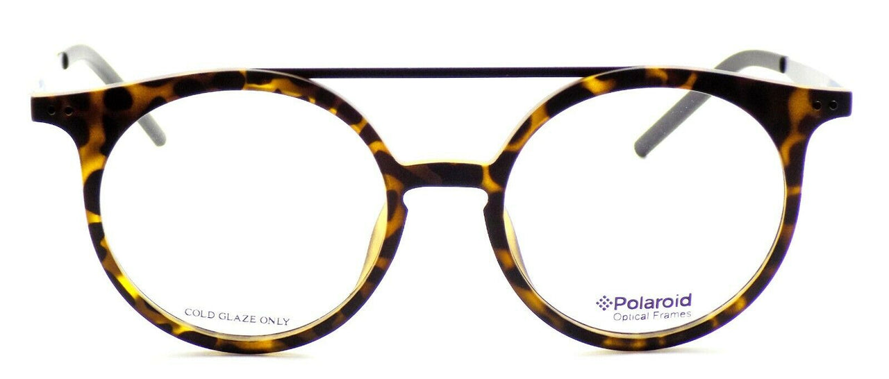 2-Polaroid PLD D400 HJ6 Unisex Eyeglasses Frames 49-19-140 Havana Brown + CASE-827886351497-IKSpecs