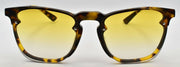 2-McQ Alexander McQueen MQ0134S 005 Unisex Sunglasses Havana / Yellow Gradient-889652145877-IKSpecs