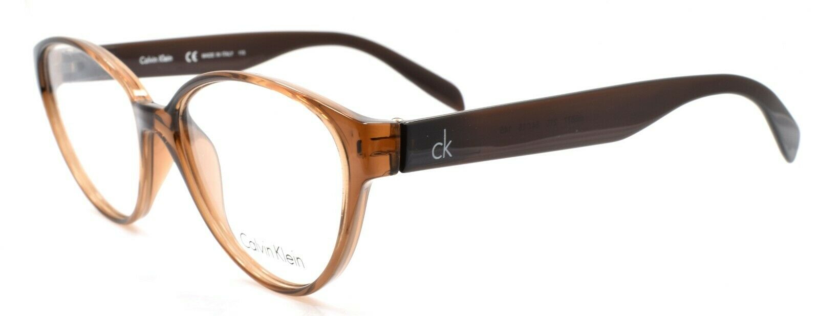 1-Calvin Klein CK5877 210 Women's Eyeglasses Frames Cat-eye 54-15-145 Brown ITALY-750779083284-IKSpecs