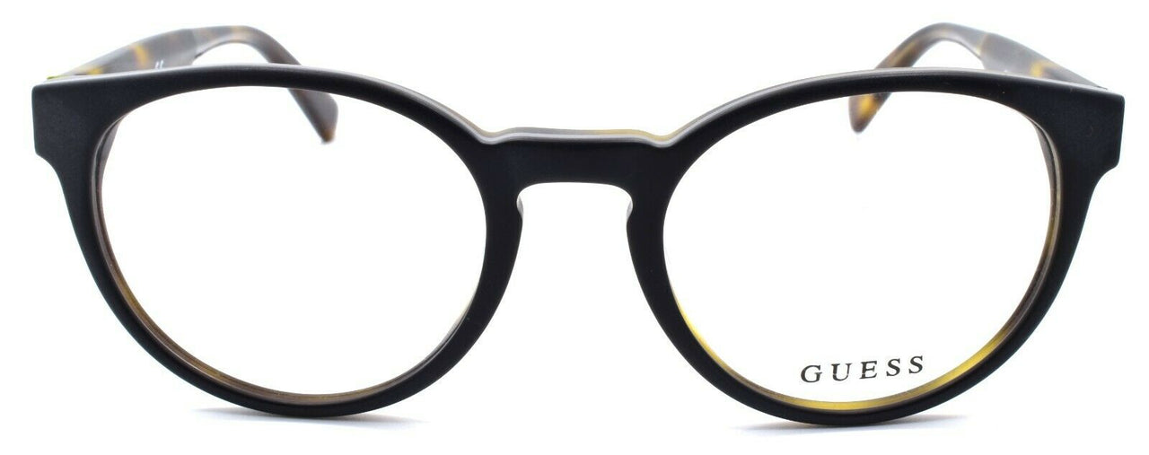 2-GUESS GU1932 002 Men's Eyeglasses Frames Round 51-20-140 Matte Black / Havana-664689875832-IKSpecs