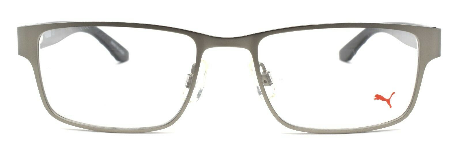 2-PUMA PU0024O 004 Men's Eyeglasses Frames 53-18-140 Ruthenium / Black-889652002217-IKSpecs