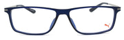 2-PUMA PU0115O 004 Men's Eyeglasses Frames 54-14-145 Matte Blue / Silver-889652063713-IKSpecs