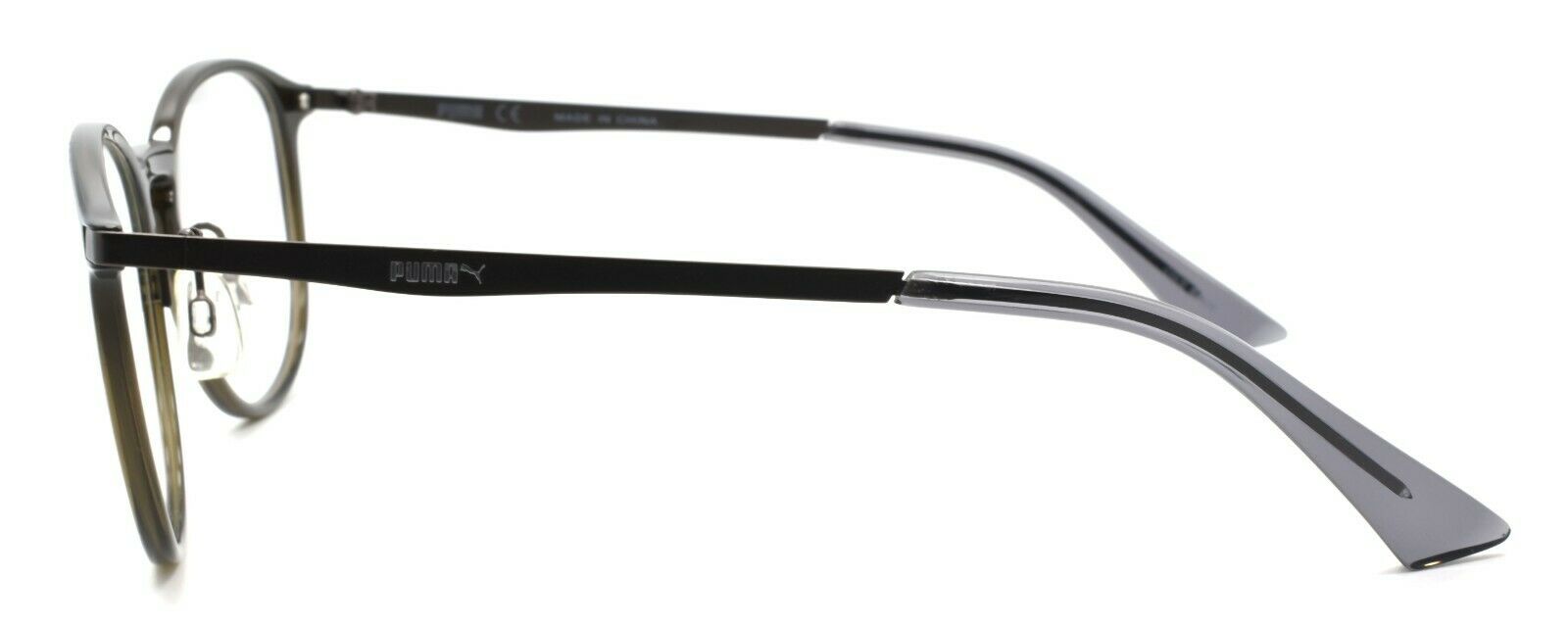 3-PUMA PU0078OA 002 Unisex Eyeglasses Frames 52-19-145 Green / Ruthenium + CASE-889652029740-IKSpecs