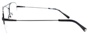 3-Timex 5:24 PM Men's Eyeglasses Frames Aviator Half-rim LARGE 58-16-150 Gunmetal-715317010610-IKSpecs