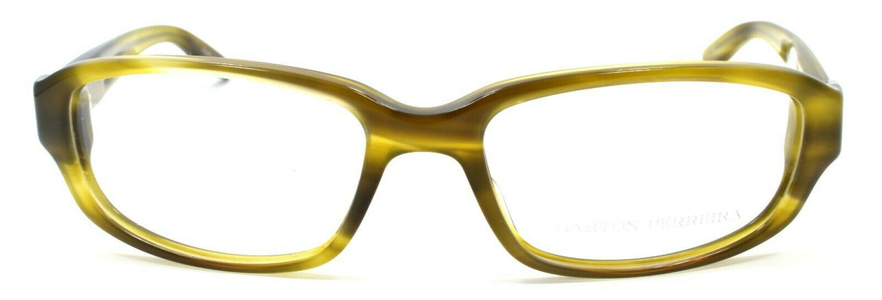 2-Barton Perreira Accomplice SOT Unisex Eyeglasses Frames 55-17-136 Olive Tortoise-672263037675-IKSpecs