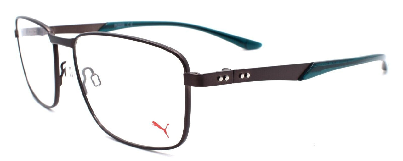 1-PUMA PU0093O 006 Men's Eyeglasses Frames 56-16-140 Dark Ruthenium-889652061634-IKSpecs