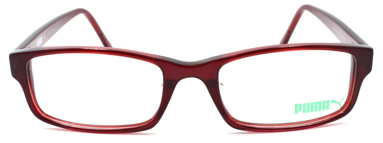 PUMA PE0021OA 003 Unisex Eyeglasses Frames 54-19-145 Deep Red