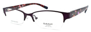 1-GANT GW Eliza 082 Women's Half-rim Eyeglasses Frames PETITE 48-16-135 Purple-664689751044-IKSpecs