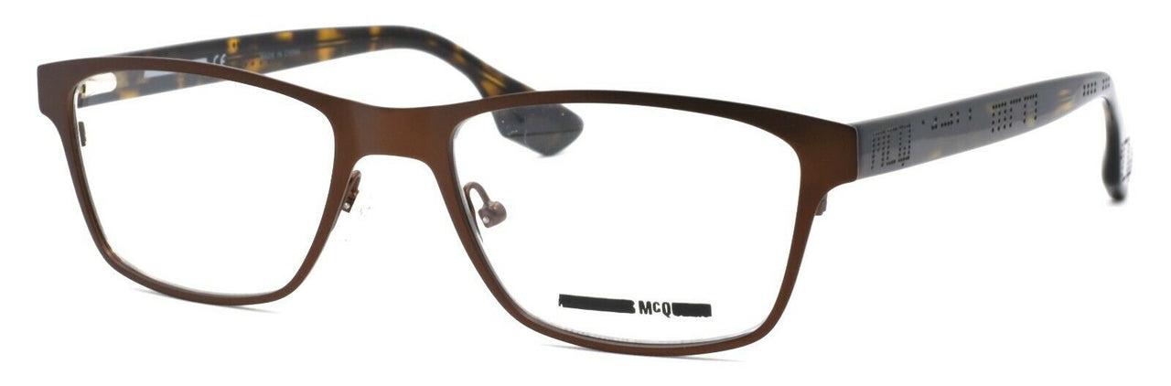 McQ Alexander McQueen MQ0050O 002 Unisex Eyeglasses 53-18-150 Brown / Havana