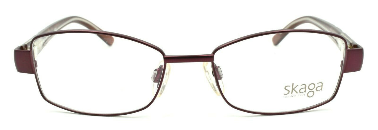 2-Skaga 3859 Margareta 5405 Women's Eyeglasses Frames PETITE 49-16-130 Burgundy-IKSpecs