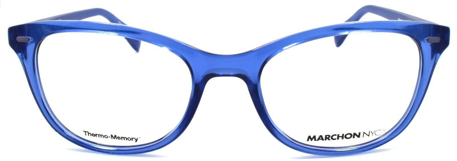 2-Marchon M5803 434 Women's Eyeglasses Frames 51-19-135 Blue Storm-886895416504-IKSpecs