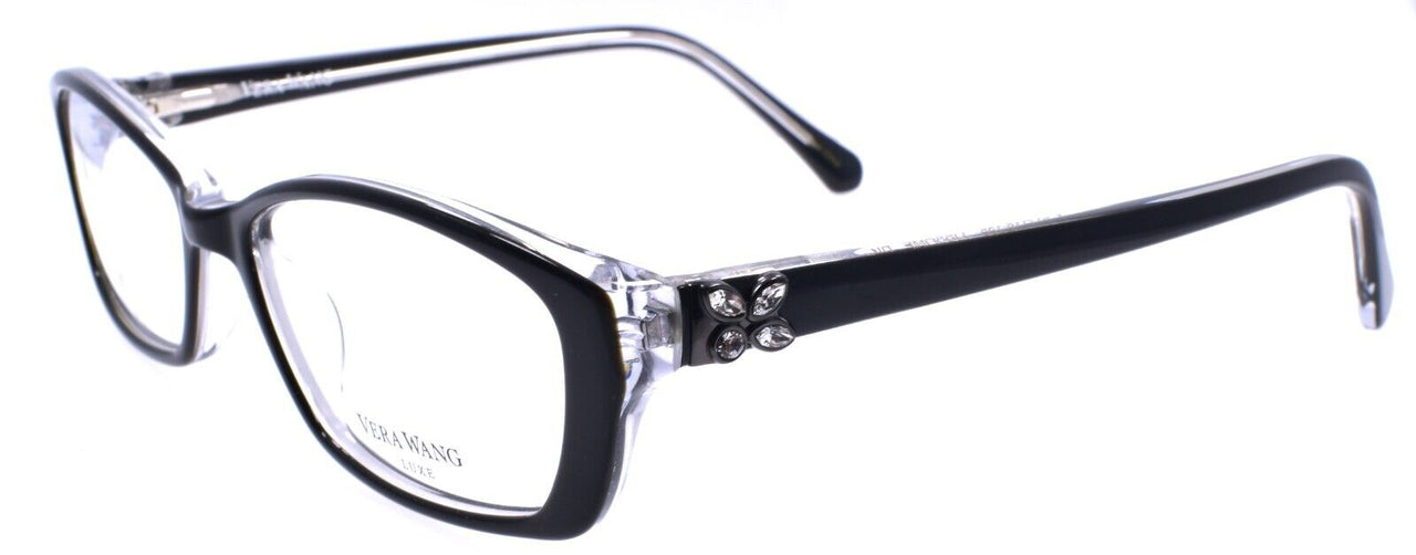 Vera Wang Lissome BK Women's Eyeglasses Frames 51-16-135 Black w/ Crystals