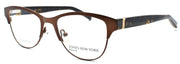1-Jones New York JNY J143 Women's Eyeglasses Frames Petite 47-16-140 Brown-751286292473-IKSpecs
