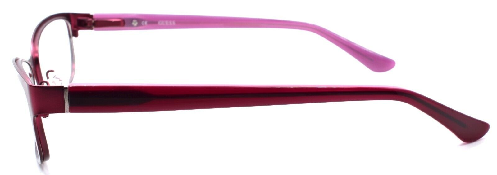 3-GUESS GU2515 070 Women's Eyeglasses Frames Petite 50-16-135 Matte Bordeaux-664689713837-IKSpecs