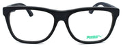 2-PUMA PU0044OA 001 Unisex Eyeglasses Frames 56-16-140 Black w/ Suede-889652015347-IKSpecs