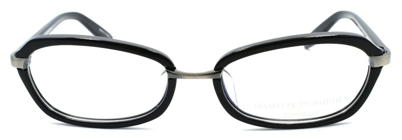 2-Barton Perreira Rosalie Women's Glasses Frames PETITE 50-16-127 Black / Pewter-672263039280-IKSpecs