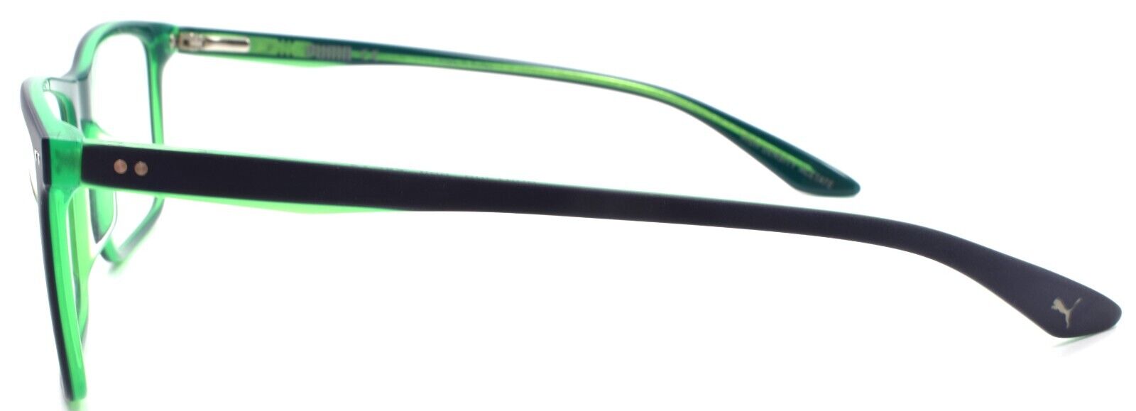 3-PUMA PU0130O 008 Men's Eyeglasses Frames Large 58-17-150 Dark Blue / Green-889652106830-IKSpecs