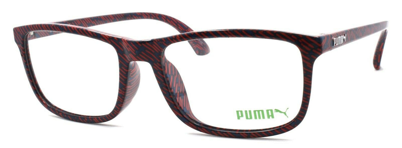 1-PUMA PU0081OA 003 Men's Eyeglasses Frames 55-18-150 Blue / Red + CASE-889652030029-IKSpecs