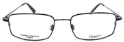 4-Flexon FLX 901 MAG 001 Men's Eyeglasses Black 52-18-140 + Clip On Sunglasses-750666972516-IKSpecs