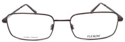 2-Flexon H6051 210 Men's Eyeglasses Frames 55-18-145 Brown Flexible Titanium-886895485562-IKSpecs