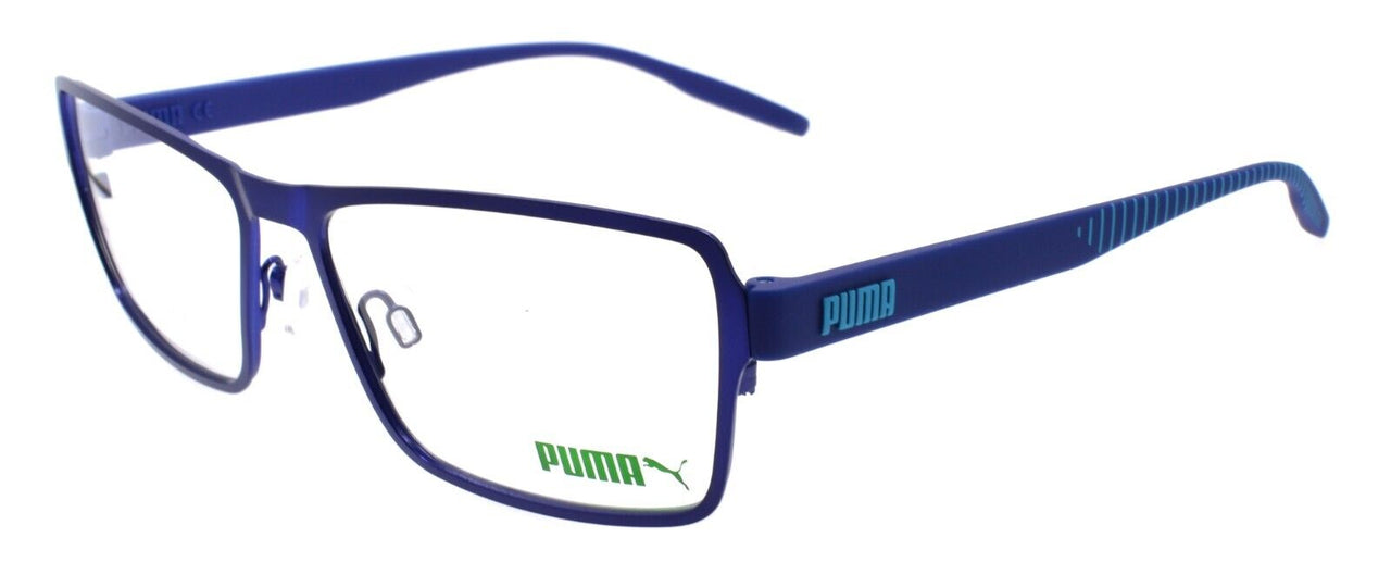 PUMA PU0291O 003 Men's Eyeglasses Frames Large 58-16-150 Blue