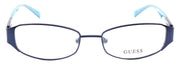 2-GUESS GU2411 BL Women's Eyeglasses Frames 52-17-135 Blue + CASE-715583959866-IKSpecs
