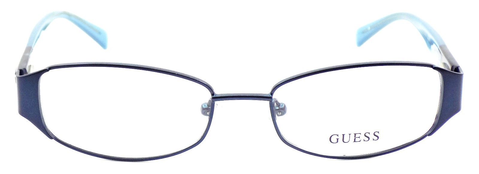 2-GUESS GU2411 BL Women's Eyeglasses Frames 52-17-135 Blue + CASE-715583959866-IKSpecs