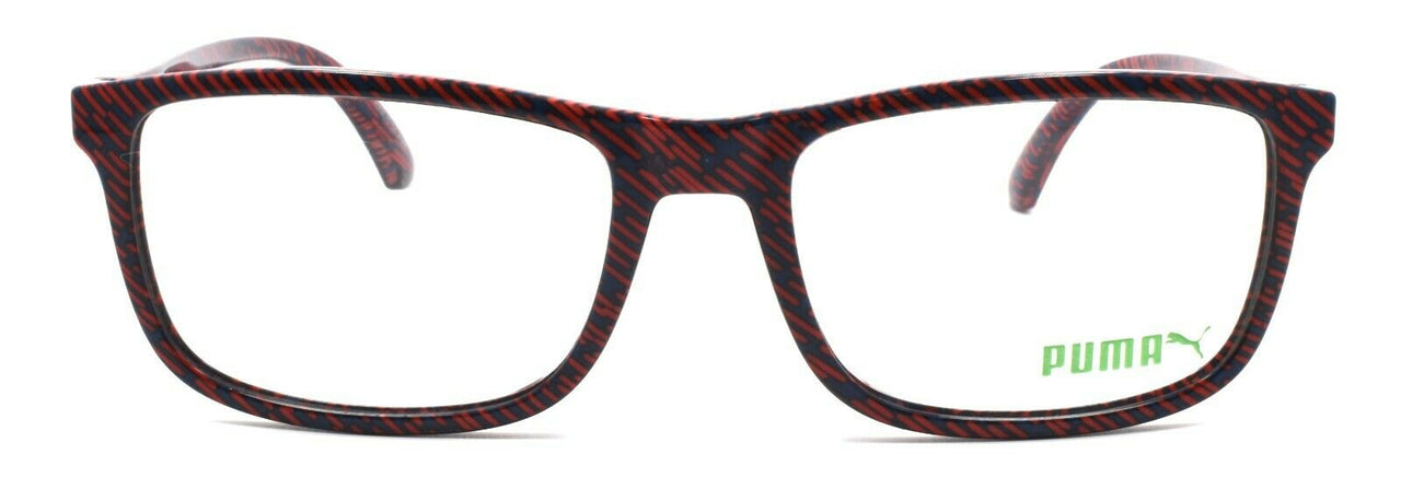 2-PUMA PU0081OA 003 Men's Eyeglasses Frames 55-18-150 Blue / Red + CASE-889652030029-IKSpecs