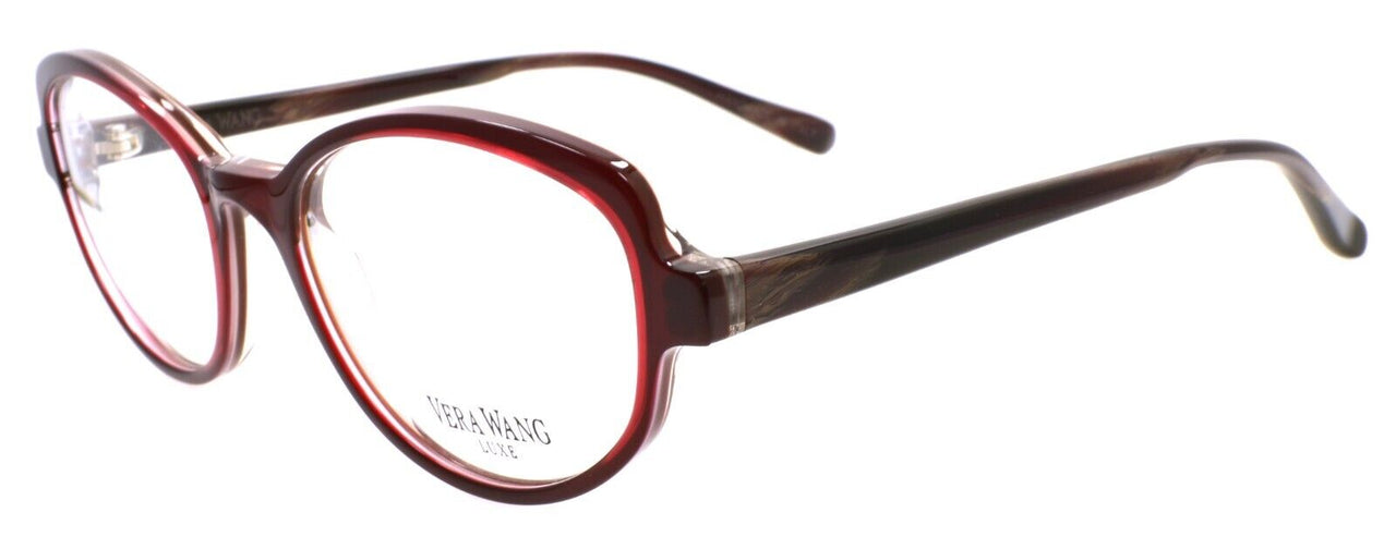 Vera Wang Thasia CS Women's Eyeglasses Frames 50-17-140 Crimson Red Italy