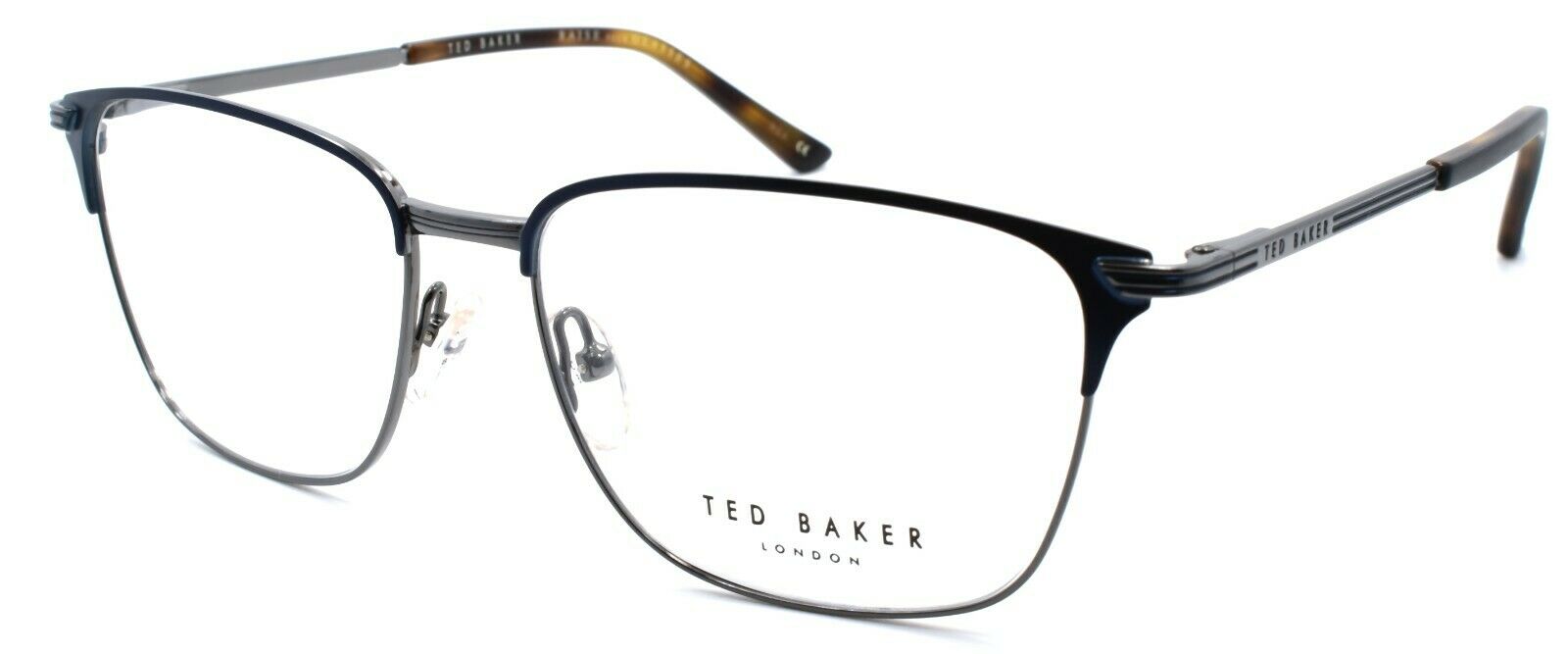 1-Ted Baker Smuggler 4235 609 Men's Eyeglasses Frames 55-16-140 Navy / Gunmetal-4894327098705-IKSpecs