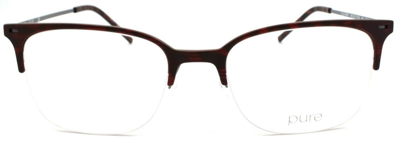 2-Marchon Airlock 2005 604 Men's Eyeglasses Frames Half-rim 52-19-150 Oxblood-886895463980-IKSpecs