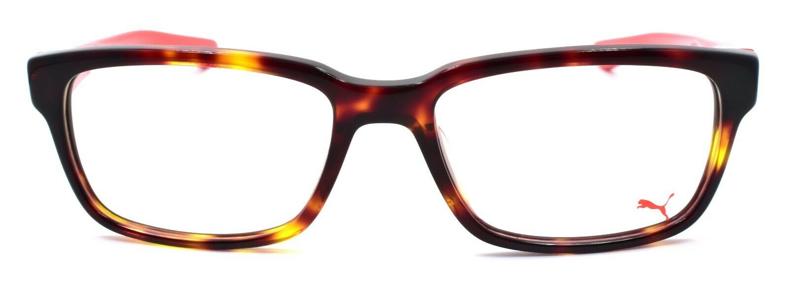 2-PUMA PU0068O 002 Men's Eyeglasses Frames 52-17-140 Havana / Red-889652033075-IKSpecs