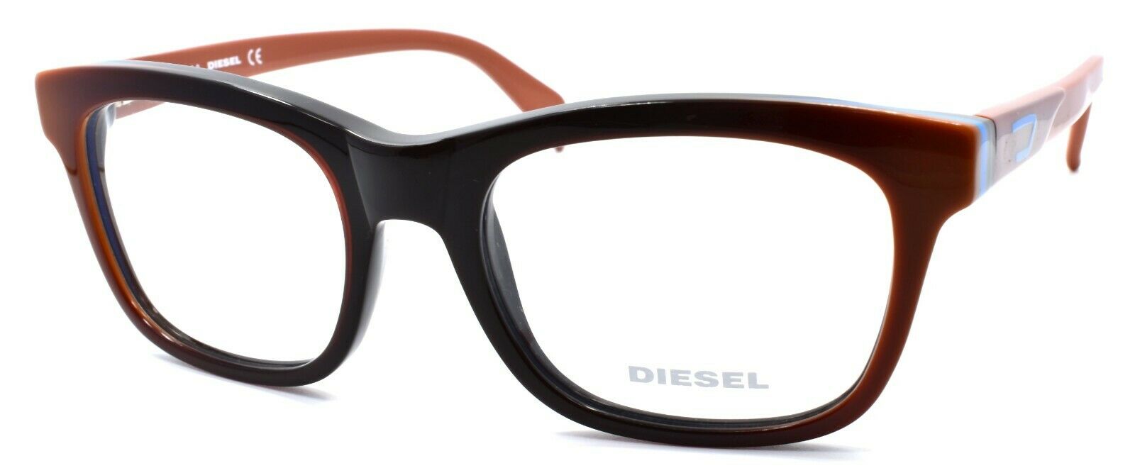 1-Diesel DL5079 050 Unisex Eyeglasses Frames 53-19-145 Brown Gradient-664689614110-IKSpecs