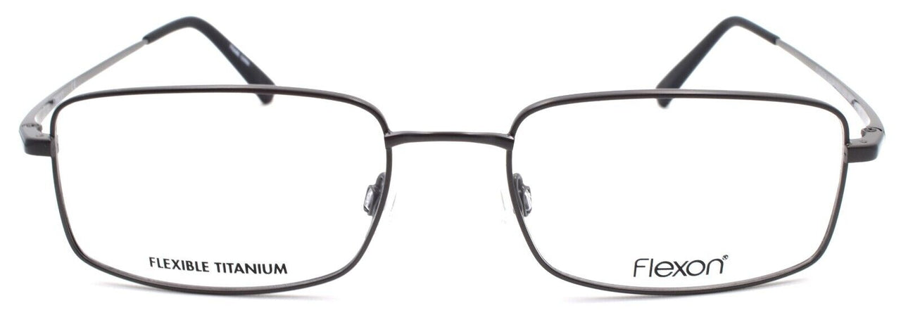 2-Flexon Julian 600 033 Men's Eyeglasses Gunmetal 53-18-145 Flexible Titanium-883900201599-IKSpecs