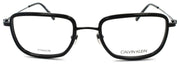 2-Calvin Klein CK20107 001 Men's Eyeglasses Frames Titanium 54-21-145 Black-883901125825-IKSpecs