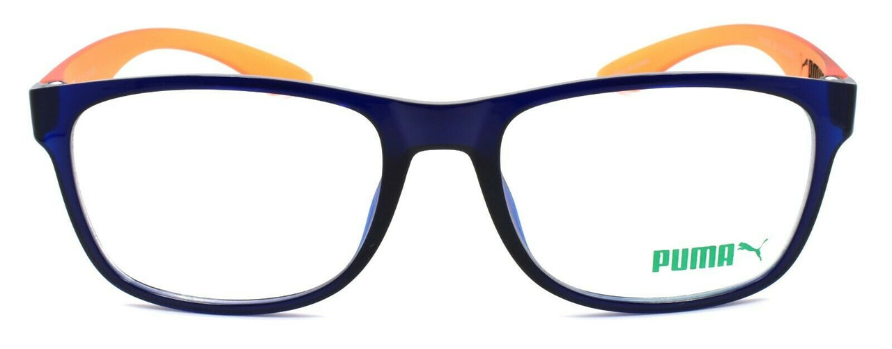 2-PUMA PU0035O 004 Unisex Eyeglasses Frames 53-18-145 Blue / Orange-889652003382-IKSpecs
