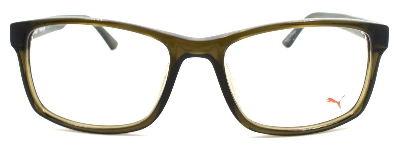 2-PUMA PE0009O 004 Eyeglasses Frames 52-17-140 Olive Green-889652033778-IKSpecs