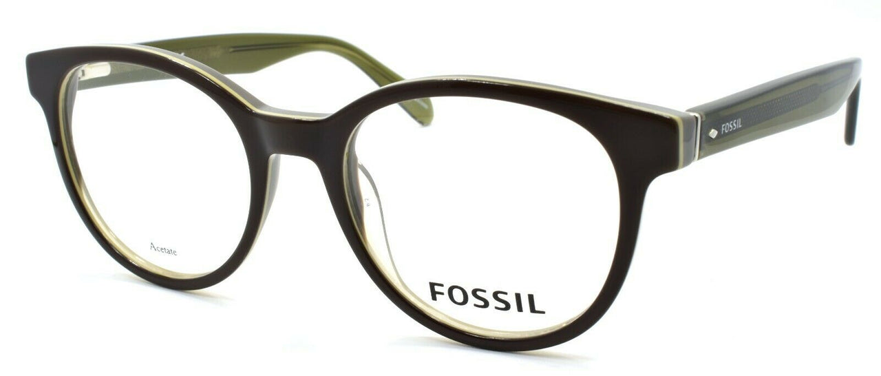 Fossil FOS 7012 4C3 Men's Eyeglasses Frames Round 50-19-145 Olive