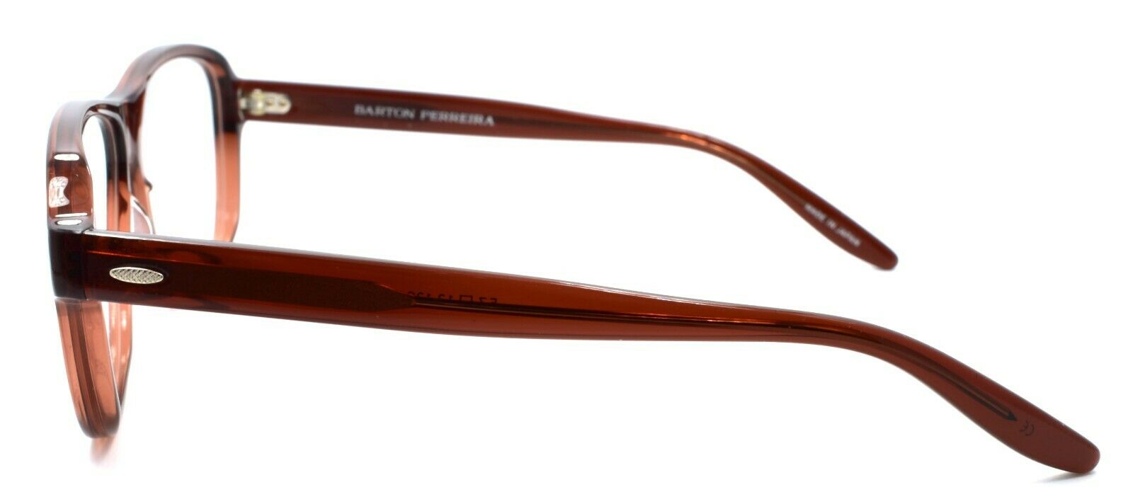 3-Barton Perreira Newmar Unisex Eyeglasses 57-13-138 Sierra Brown JAPAN-672263038955-IKSpecs