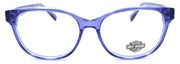 2-Harley Davidson HD0558 092 Women's Eyeglasses Frames 51-15-145 Blue Crystal-889214319302-IKSpecs