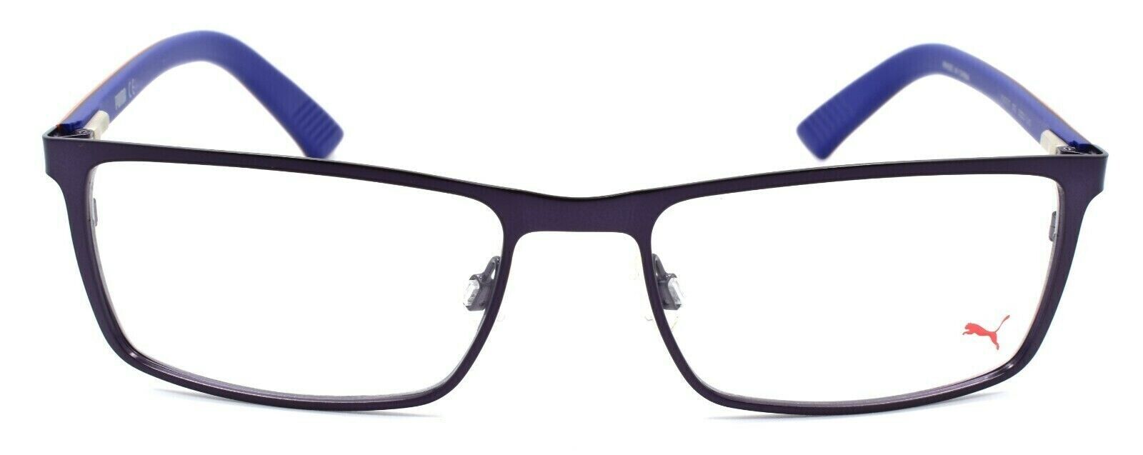 2-PUMA PU0027O 003 Men's Eyeglasses Frames 55-17-140 Blue / Red-889652002361-IKSpecs