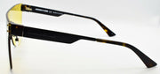 3-McQ Alexander McQueen MQ0131S 004 Unisex Sunglasses Shield Black / Yellow-889652146201-IKSpecs
