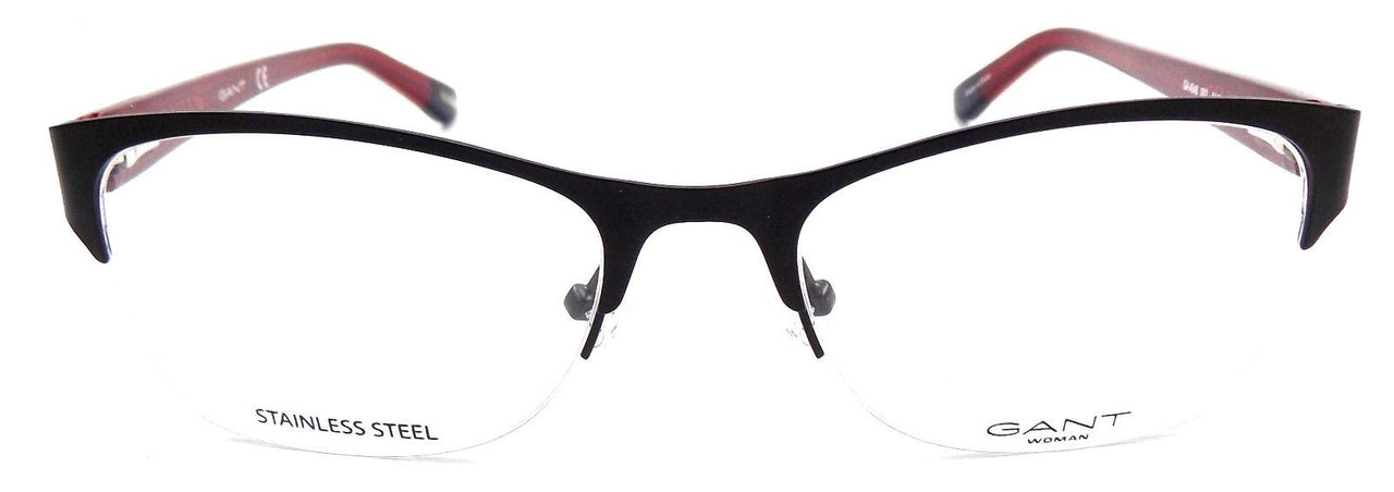 2-GANT GA4048 002 Women's Eyeglasses Frames Half Rim 51-18-135 Matte Black + Case-664689748716-IKSpecs