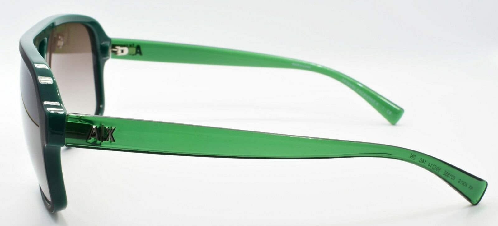 3-Armani Exchange AX4061S 82188E Aviator Sunglasses Grey & Green / Gradient-8053672696462-IKSpecs
