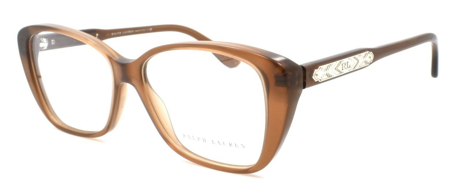 1-Ralph Lauren RL6116 5477 Women's Eyeglasses Frames 52-14-140 Brown Cognac-Does not apply-IKSpecs