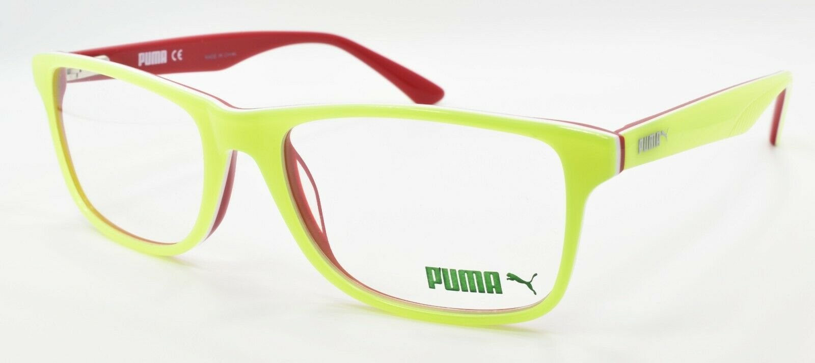 1-PUMA PU0108O 010 Men's Eyeglasses Frames 55-18-140 Yellow-889652063065-IKSpecs