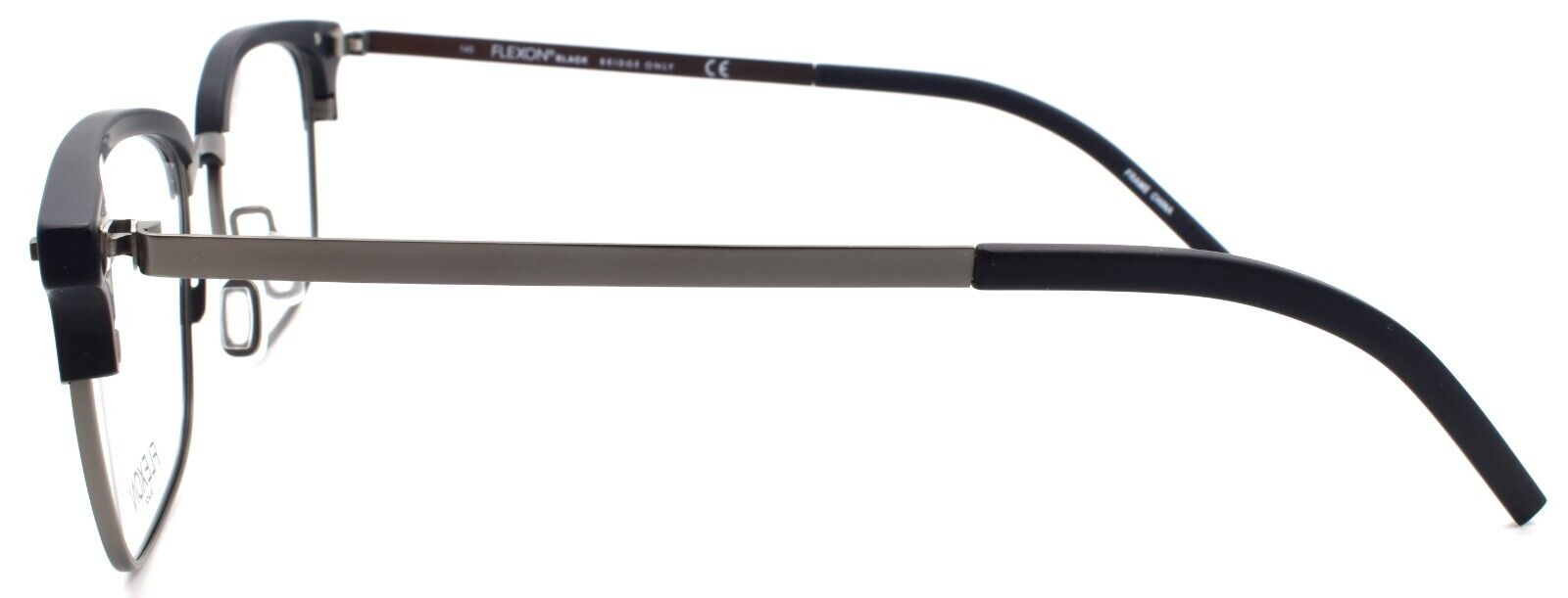 3-Flexon B2022 001 Men's Eyeglasses Frames Black 55-19-145 Flexible Titanium-886895450454-IKSpecs