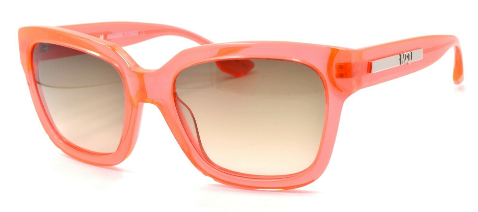 1-McQ Alexander McQueen MQ0029S 003 Women's Sunglasses Orange Crystal / Gradient-889652011141-IKSpecs